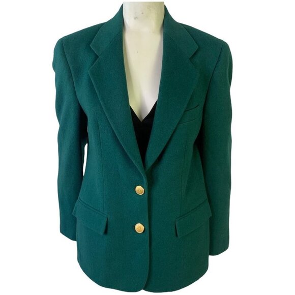 PIETRAFESA GREEN BLAZER  CAMEL HAIR BLAZER SINGLE BREAST UNION MADE IN USA 4 - Picture 1 of 14